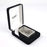 Dragon Sterling Silver (Gümüş) Armor Luxury 360° Zippo Çakmak - Görsel 16