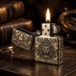 Lion King Sterling Silver (Gümüş) Armor Luxury 360° Zippo Çakmak