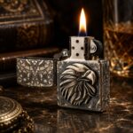 Harley-Davidson Sterling Silver (Gümüş) Armor Luxury 360° Zippo Çakmak