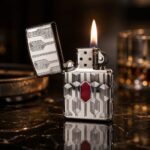 Deep Carve Design Armor Luxury 360° Zippo Çakmak