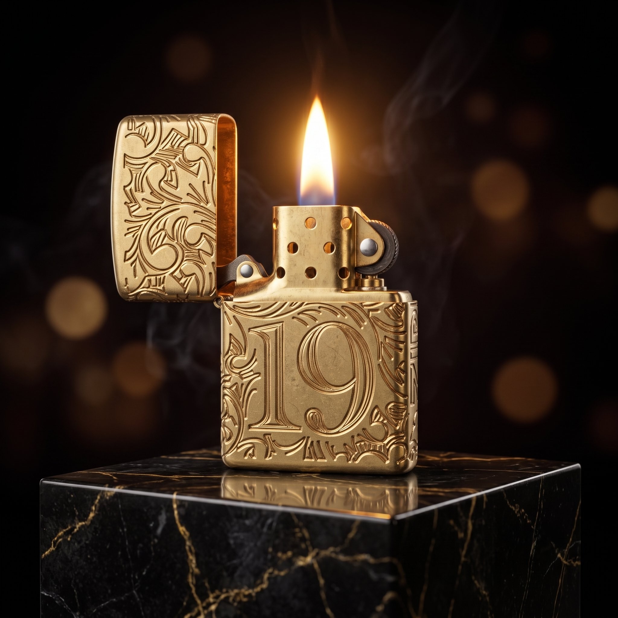 1-ates-premium-armor-zippo-cakmak-zippo-myzippo-zippo-cakmak-ates-premium-zippo-20 1932 Telkari Armor Luxury 360° Zippo Çakmak - Görsel 1
