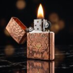 Tiger Design Copper Armor Zippo Çakmak