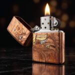 Anime Design Copper Armor Zippo Çakmak