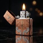 Azrail Desen Copper Armor Zippo Çakmak