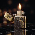 Skull Design Armor  Zippo Çakmak