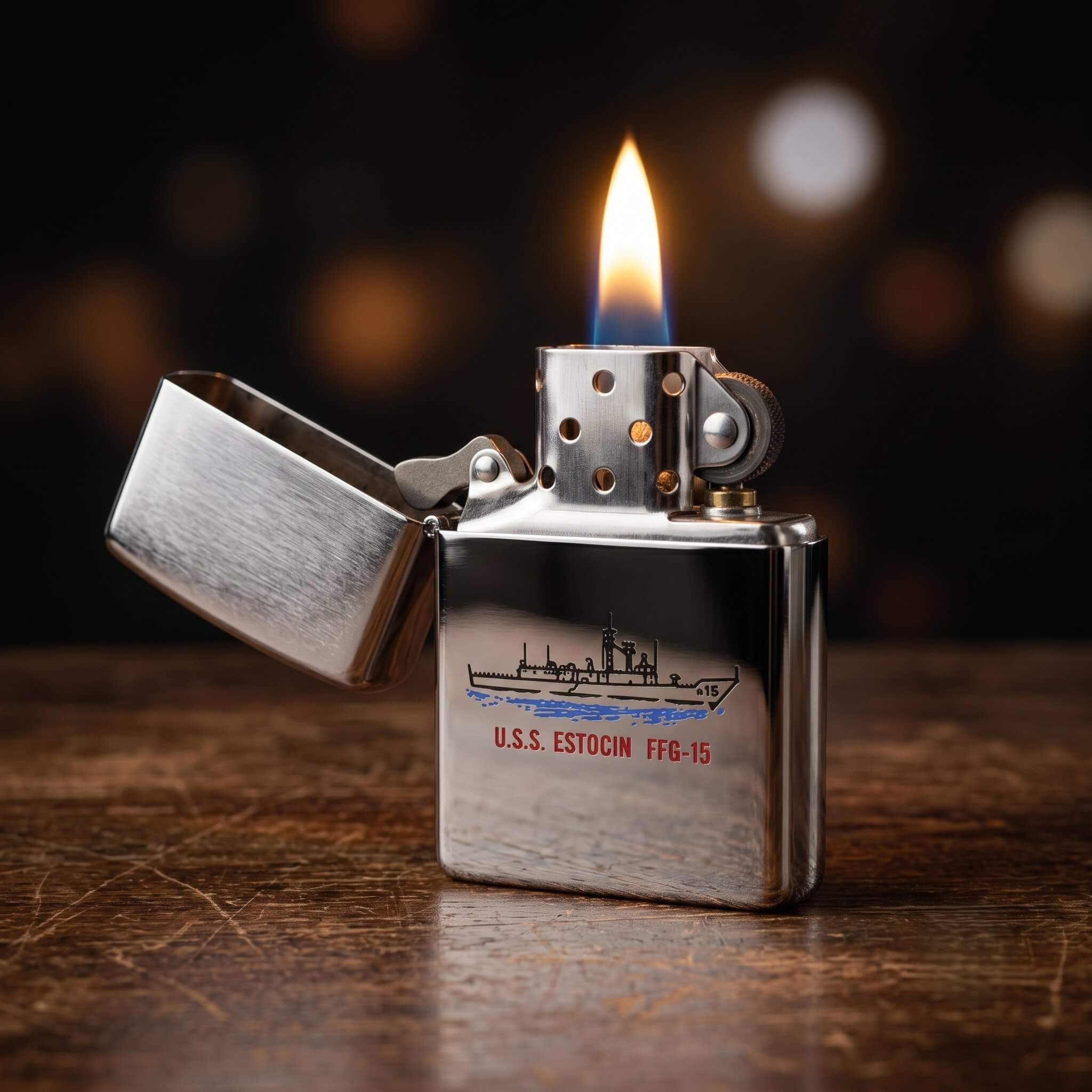1-ates-premium-classic-klasik-zippo-cakmak-zippo-myzippo-zippo-cakmak-ates-premium-zippo-13 1997 Eski Tarihli Zippo Çakmak - Görsel 1