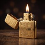 1995 Eski Tarihli Venetian Gold Zippo Çakmak