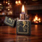 Cowboy Design Classic Zippo Çakmak