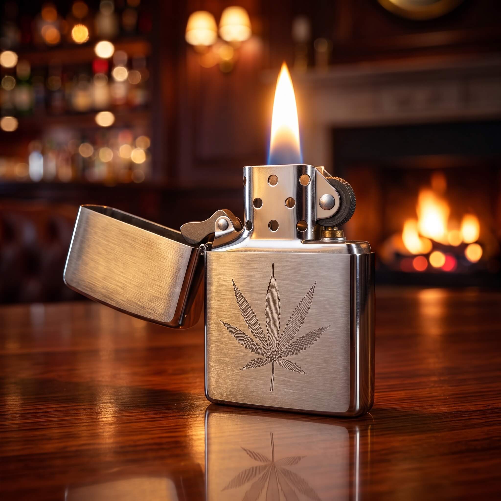 1-zippo-clasicc-klasik-zippo-ates-premium-modelleri-kalin-govdeli-orijinal-zippo-cakmaklari-ates-premium- Nature Design Classic Zippo Çakmak - Görsel 1