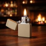 Basic Bej Classic Zippo Çakmak