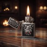 Harley-Davidson Kristal Plakalı Zippo Çakmak