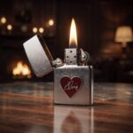 Love Design Plakalı Zippo Çakmak