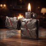 Volcano Plakalı Zippo Çakmak