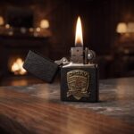 Normandy 50.yıl Plakalı Zippo Çakmak