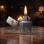 Us Flame Plakalı Zippo Çakmak
