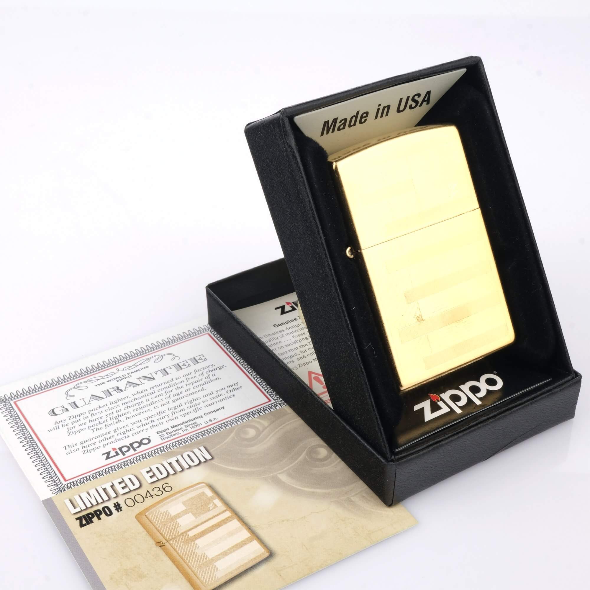 zippo-basic-gold-design-limited-edition-koleksiyonluk-collection-classic-cakmak-hediyelik-kitapcikli-booklet-orijinal-zippo-ates-premium (7) Electrogold Design Limited Koleksiyonluk Zippo Çakmak (Kitapçıklı Set) - Görsel 1