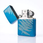 Blue Leaf Design Limited Koleksiyonluk Zippo Çakmak (Kitapçıklı Set) - Görsel 4