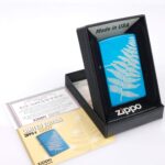 Blue Leaf Design Limited Koleksiyonluk Zippo Çakmak (Kitapçıklı Set)