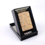 Orijinal Zippo Armor çakmak, kalın gövdeli premium Zippo çakmak modeli – Heart Design temalı Ateş Premium luxury ve limited Zippo koleksiyonu.
