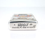 Orijinal Zippo Armor çakmak, silver gövdesi, Tony Tony Chopper karakter figürü ve renkli kabartmalı One Piece anime temasıyla öne çıkan kalın gövdeli premium Zippo çakmak modeli – Ateş Premium.